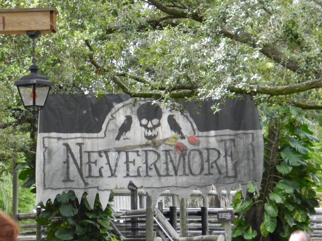 Nevermore House in Howl O Scream 2012 Busch Gardens Tampa Bay