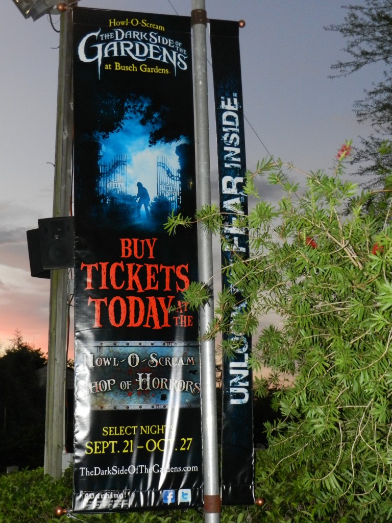 Howl-O-Scream 2012 tickets Busch Gardens Tampa