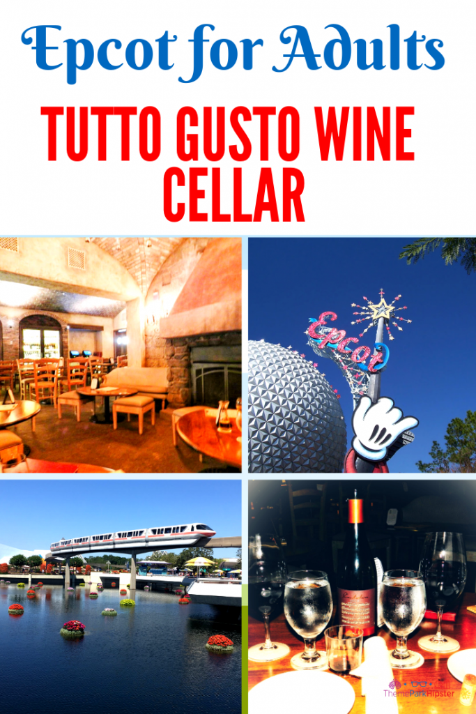 Enjoy to romance of Tutto Gusto Wine Cellar Epcot at Disney. #Epcot #disney