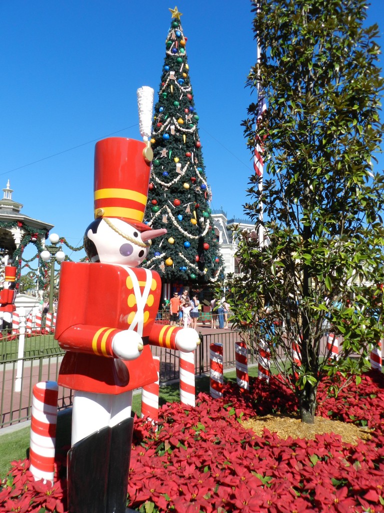 Mickey’s Very Merry Christmas Party is a great event to put on your Disney itinerary with Red and White Toy Solider. One of the Fun Disney Plus Christmas movies.