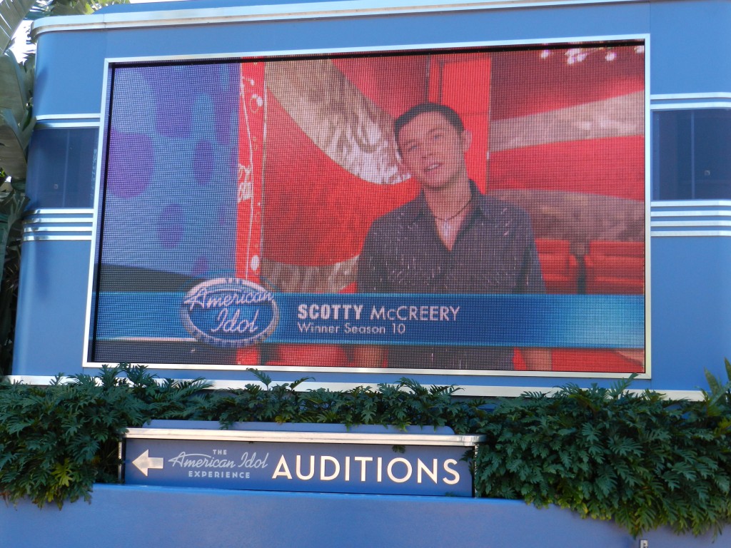 American Idol Experience Disney with former season 10 winner Scotty McCreery.