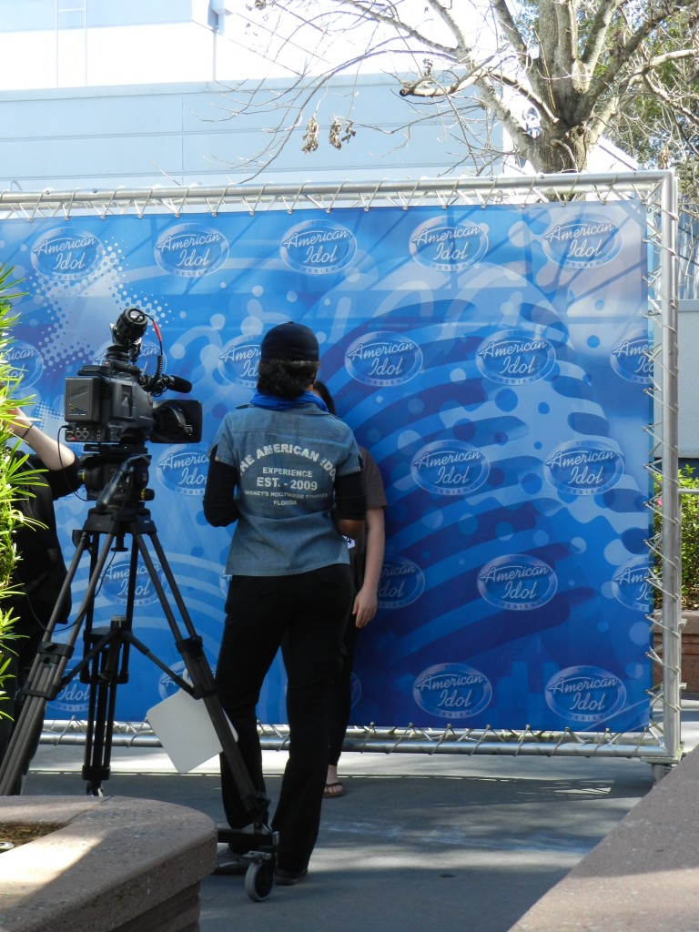 American Idol Experience Disney with Cast Member Getting Participant Footage