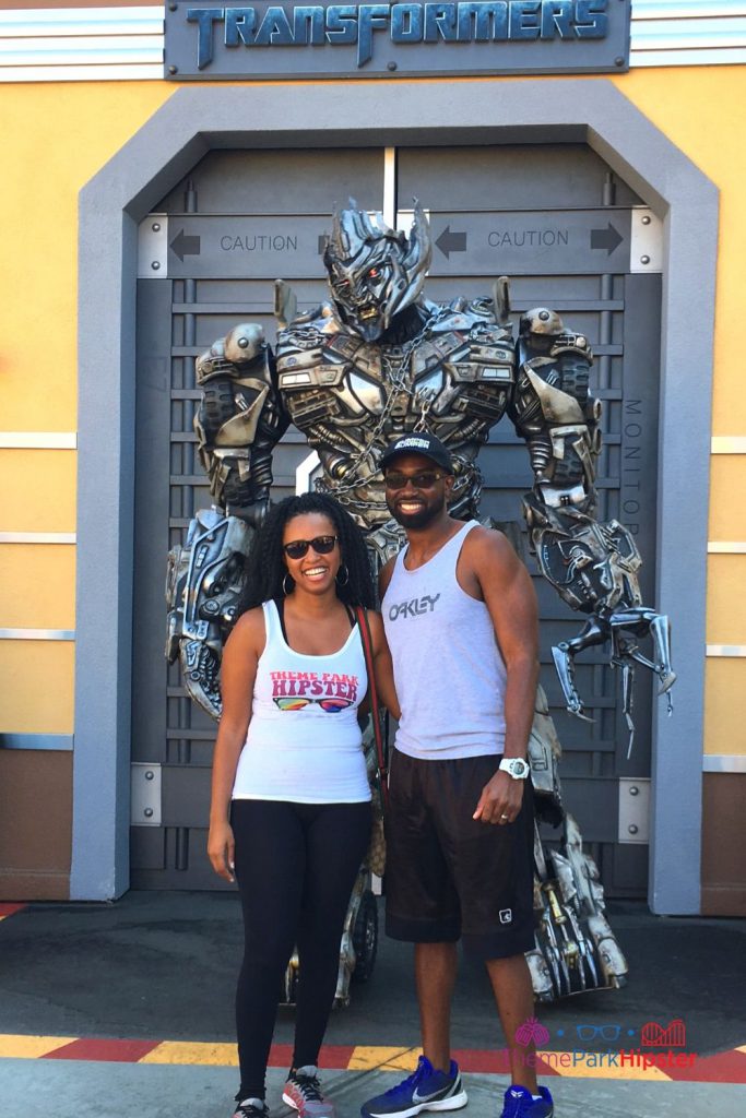 Meeting a Decepticon at Transformers Ride Universal Studios Hollywood Tips with NikkyJ