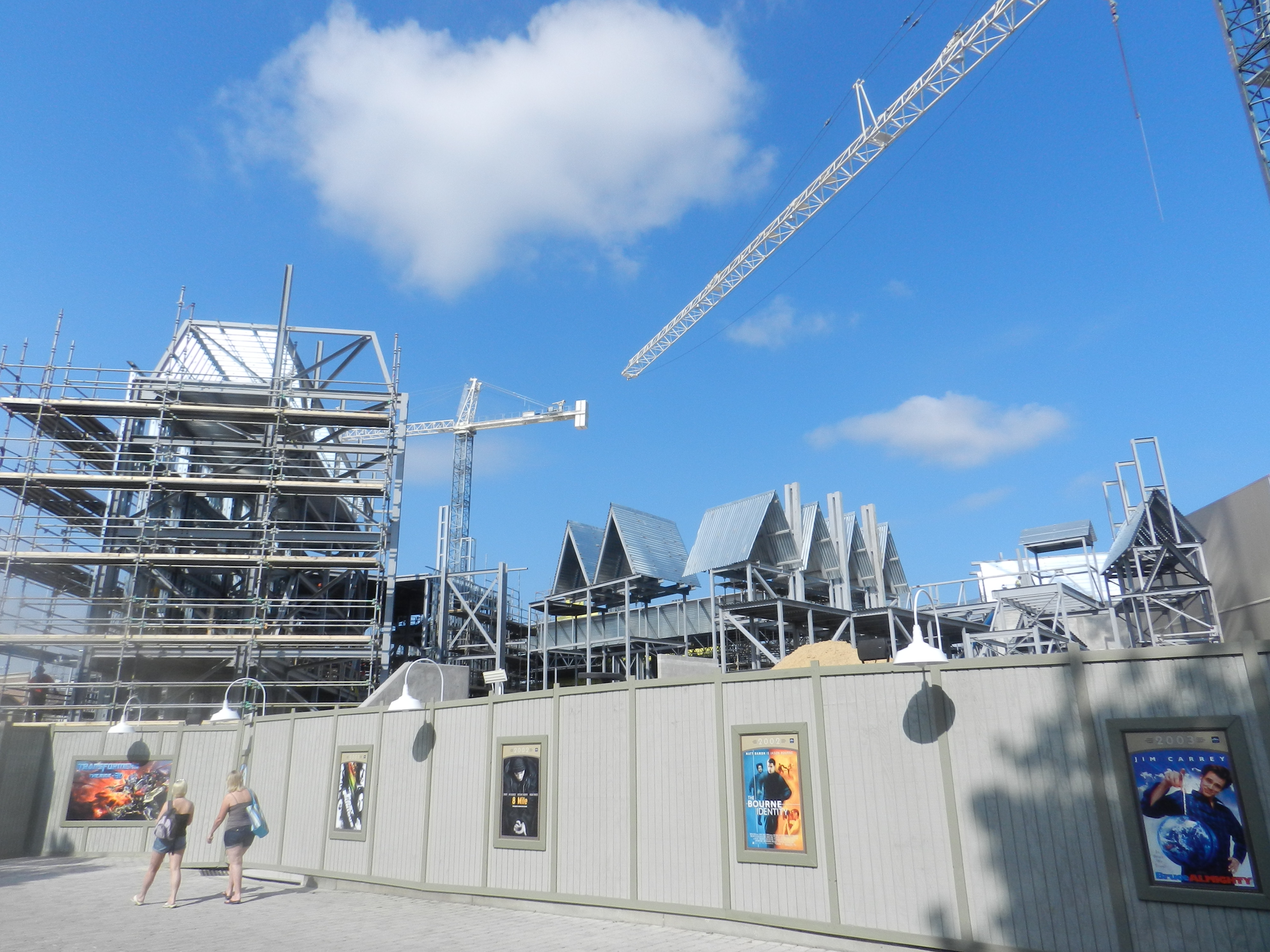 Wizarding World of Harry Potter Construction Diagon Alley Summer 2013