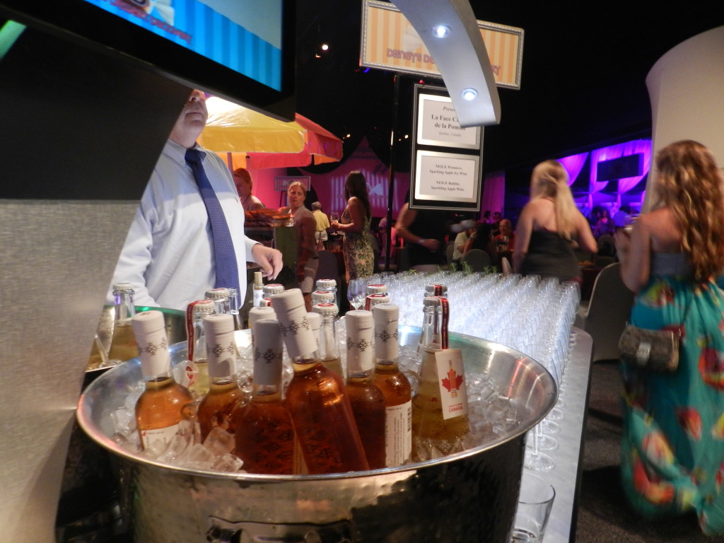 Epcot 3D Dessert Party at Food and Wine Festival. Photo Copyright ThemeParkHipster. Ice Wine