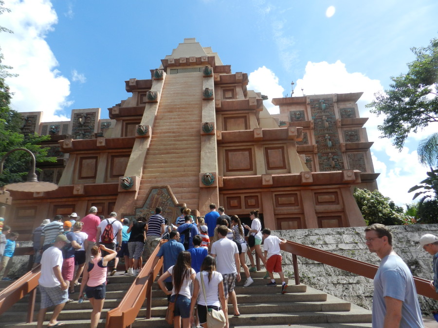 Epcot Hidden Secrets. Mexico Pavilion at Epcot. Ancient Pyramid. #DisneyTips #Epcot