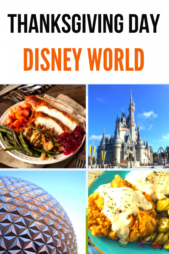 Is Disney Open for Thanksgiving Day? Holiday Feast Spread with Cinderella Castle. Keep reading to learn how to do Thanksgiving Day at Disney World.