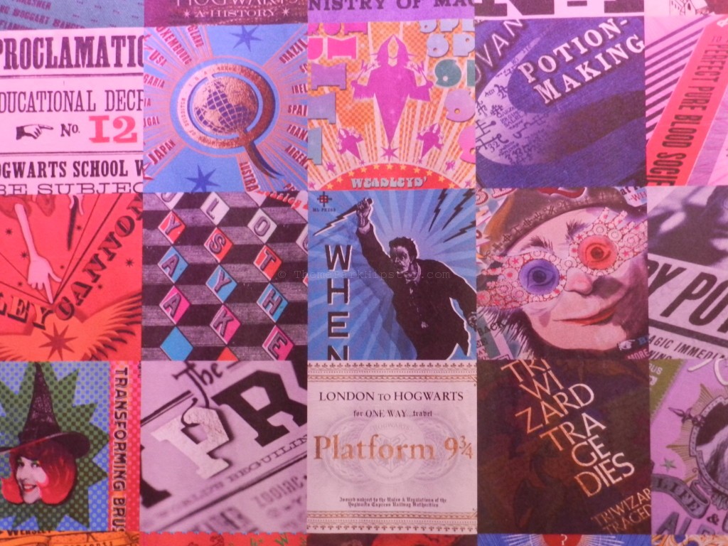 You may recognize some of the famous MinaLima designs from the Harry Potter films especially the Quibbler with Red and Blue Glasses. Harry Potter Celebration.