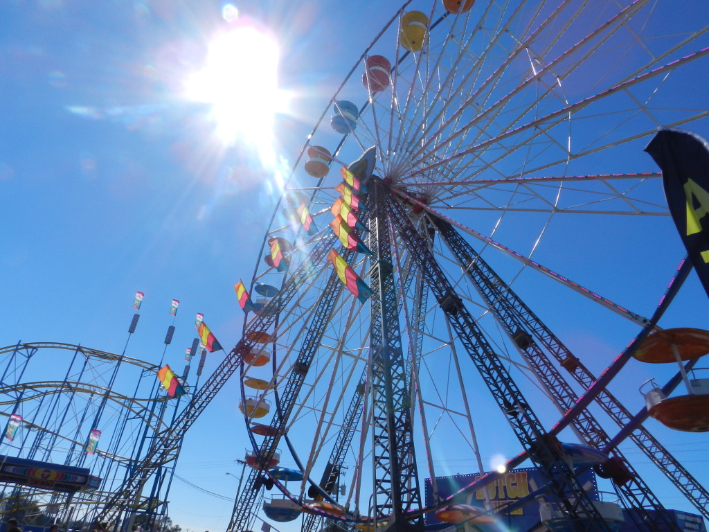 The classic Ferris Wheel at the Tampa Florida State Fair 2024. Keep reading to get the full Florida State Fair Guide with Tickets, Food, Concerts, Rides and More! Copyright ThemeParkHipster.