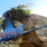 SeaWorld Orlando Manta blue roller coaster