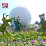 Epcot Flower & Garden Festival with Goof, Pluto, and Daisy Duck Topiaries