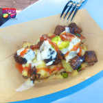 Epcot Flower and Garden Festival Beef Brisket Burnt Ends Hash with White Cheddar Fondue and Pickled Jalapenos