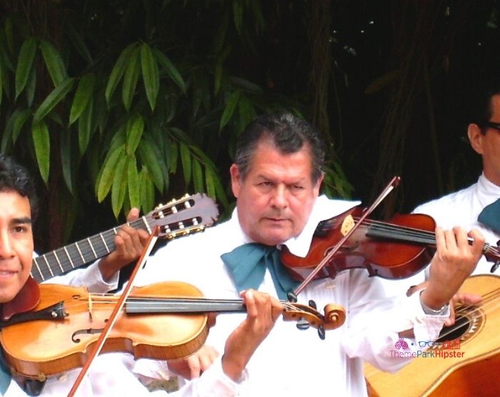 Mariachi Cobre Band at Epcot with Violins and Guitar