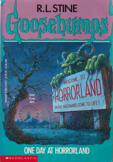 One Day at Horrorland a Goosebumps Book. Keep reading about The Goosebumps Amusement Park One Day at Horrorland.