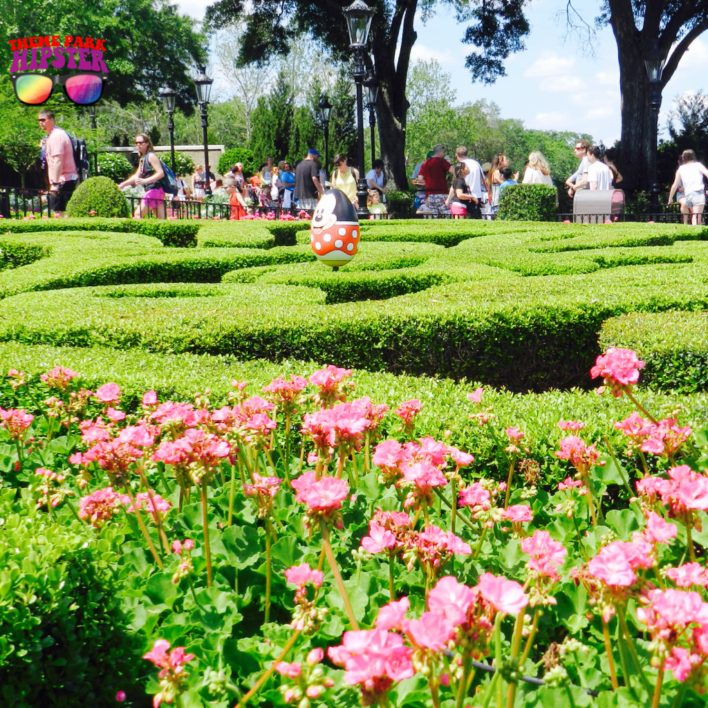 Disney Easter Egg Hunt-France Pavilion. Keep reading for the best Epcot International Flower and Garden Festival tips! 