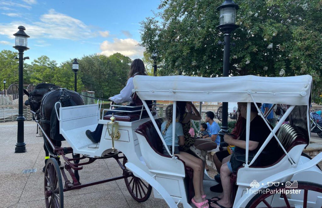 Horse and Carriage Ride at Disney's Port Orleans Resort Riverside