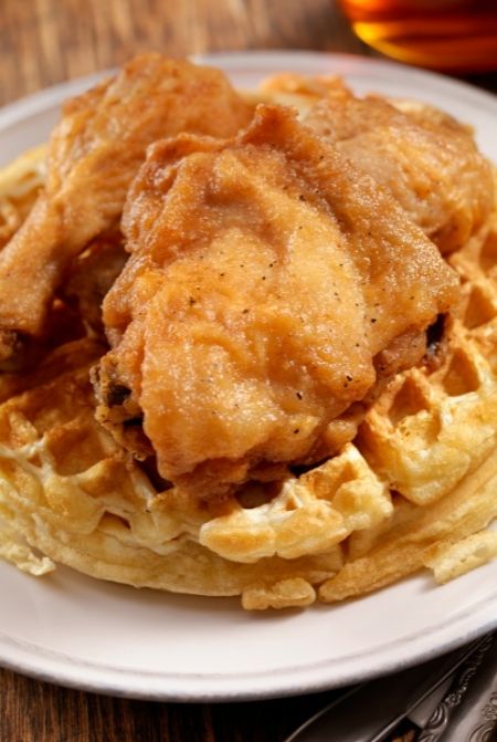 Chicken and Waffle at Grand Floridian Resort. Best Breakfast at Disney World.