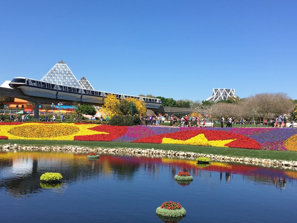 Epcot Flower and Garden Festival one-day itinerary with colorful topiary.