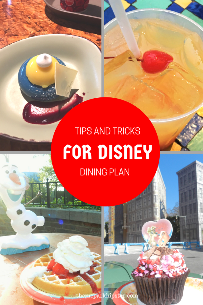 Disney Dining Plan tips.
