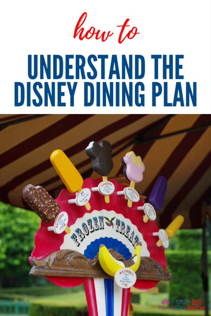 How to understand the disney dining plan. Colorful frozen disney treats.
