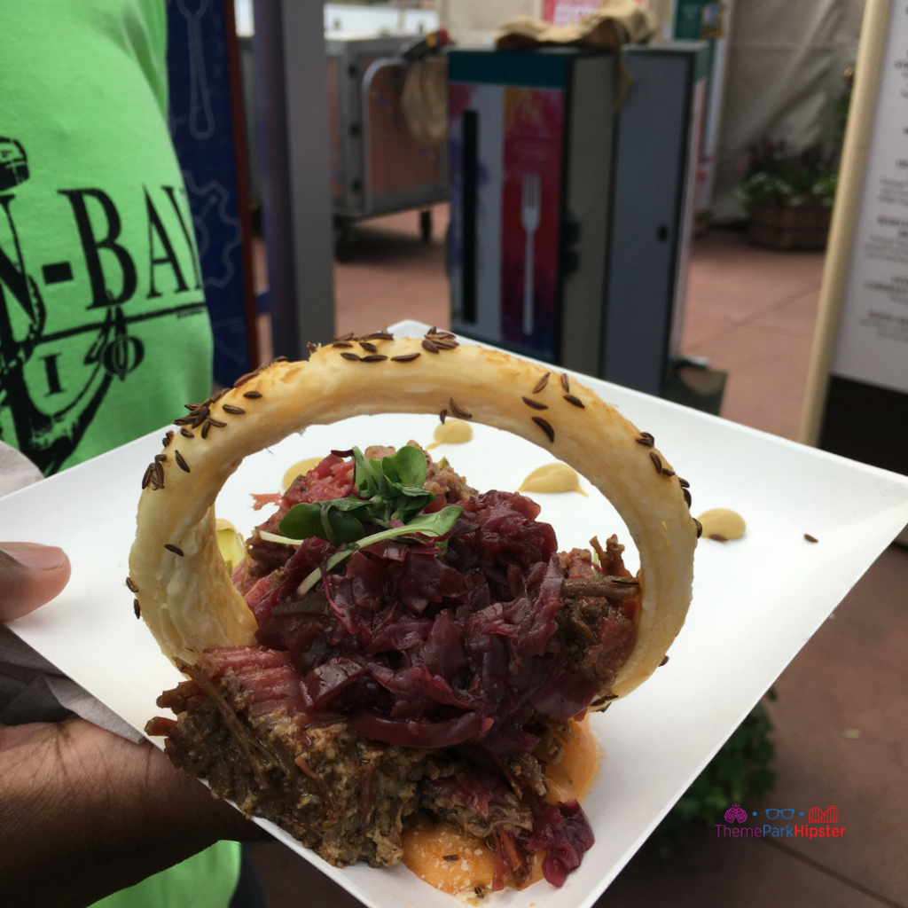 2024 Epcot Festival of the Arts Deconstructed Reuben. Keep reading to learn about the Epcot Festival of the Arts seminars!