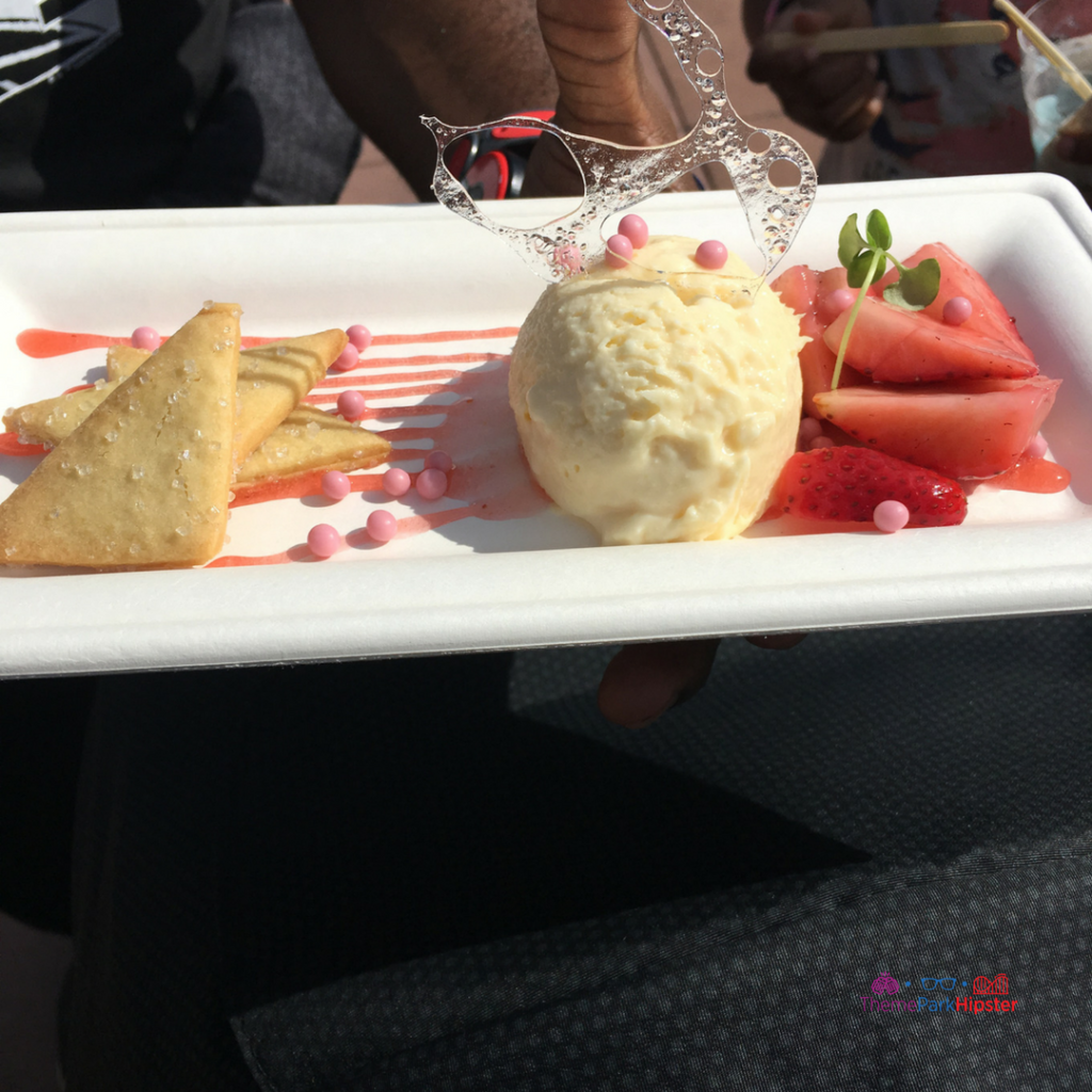 Festival of the Arts Deconstructed Strawberry Cheesecake. Keep reading to get the full 2024 Epcot Festival of the Arts guide, tips, food, concerts and more!