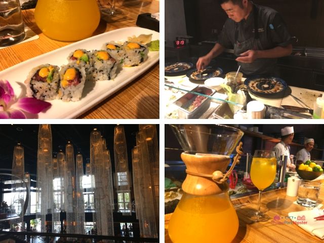 Morimoto Asia in Disney Springs with Saki Sangria and Sushi