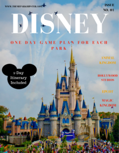 Disney one-day game plan itinerary. Perfect for your Disney World packing list.
