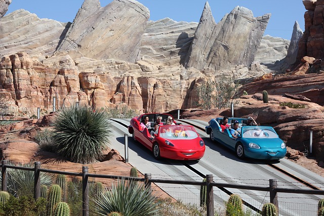Disney California Adventure Carsland Where are Disney Parks Located