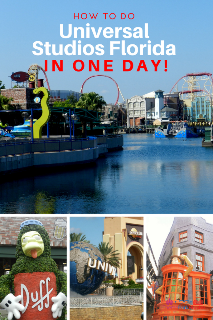 Theme Park Travel Guide to the Best Universal Studios one day guide and itinerary.