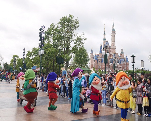Shanghai Disneyland with Princess Castle