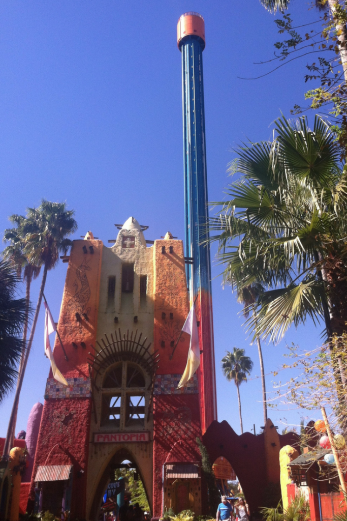 Busch Gardens Falcon's Fury Drop Tower. One of the must do at Busch Gardens Tampa. Want the perfect Busch Gardens itinerary? Keep reading to see is one day enough for busch gardens tampa.
