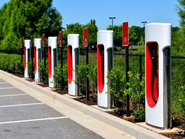 electric charging stations at Disney