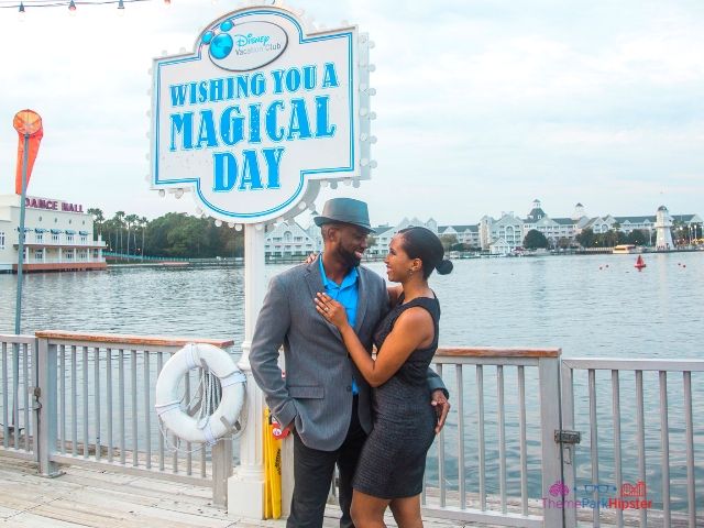 Free romantic date ideas for Disney at Boardwalk Inn with NikkyJ. Keep reading to learn about free things to do at Disney World and Disney freebies.