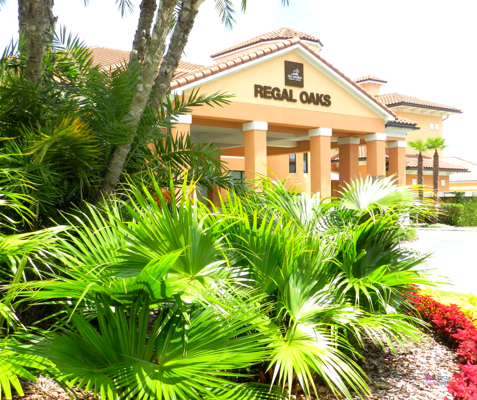 19 reasons you'll love CLC Regal Oaks. Lush vegetation in front of the resort.