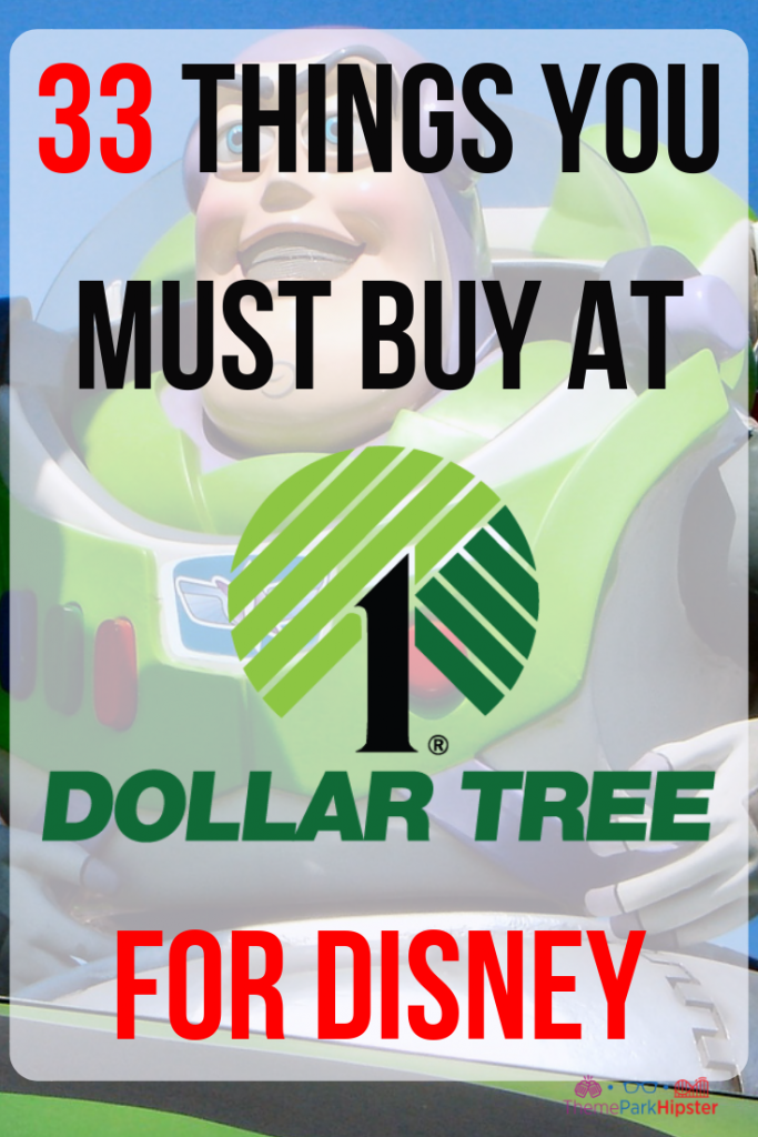 Dollar Tree Disney Shopping List with Buzz Lightyear in the background. #disneyplanning #disneytips Disney Dollar Tree Packing List 