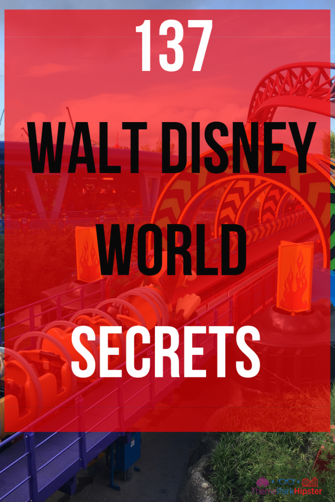 Walt Disney World Hidden Secrets and Tips with Slinky Dog Dash in the background. #disneytips #disneysecrets #disneyplanning
