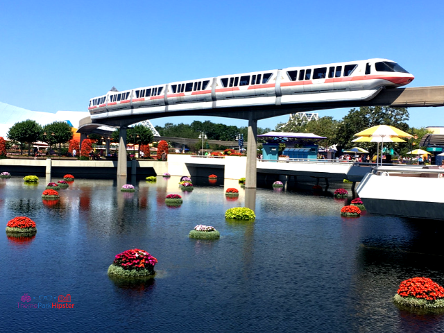 Disney Epcot Hidden Secrets  Theme Park Solo. Spaceship earth with the monorail. #DisneyTips #Epcot #DisneySolo #DisneyPlanning
