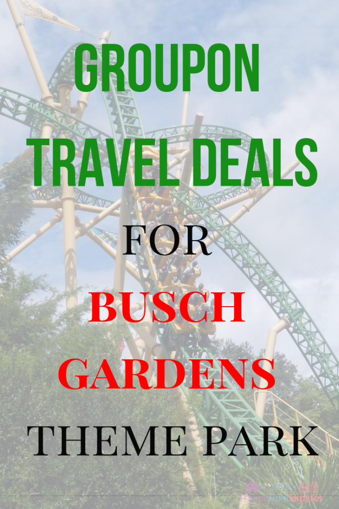 Groupon travel deals for Busch Gardens Tampa
