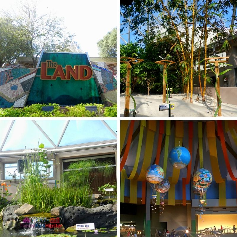The Land Pavilion Earth Balloons and Mosaic at Epcot. Epcot Hidden Secrets.