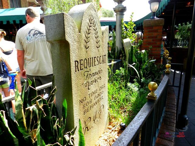 Haunted Mansion tombstone in the Interactive Queue. Keep reading for Disney World Haunted Mansion secrets and facts.