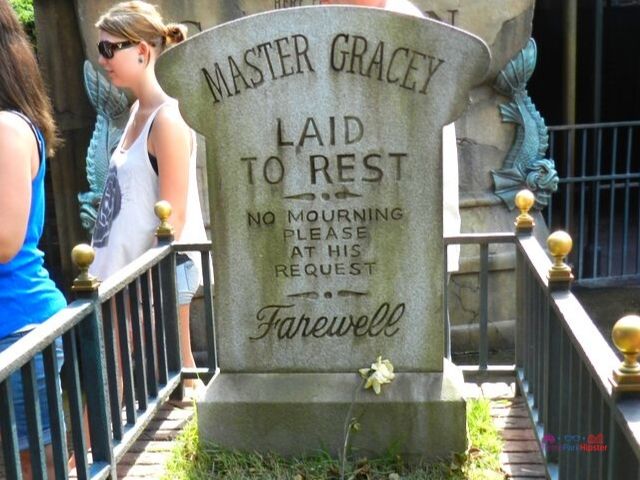 Haunted Mansion Master Gracey Tombstone. Keep reading for Disney World Haunted Mansion secrets and facts.