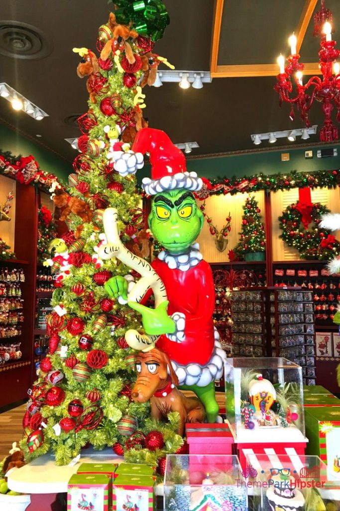 Christmas at Universal 2023 Grinchmas Seuss Landing Islands of Adventure with Green Christmas Tree