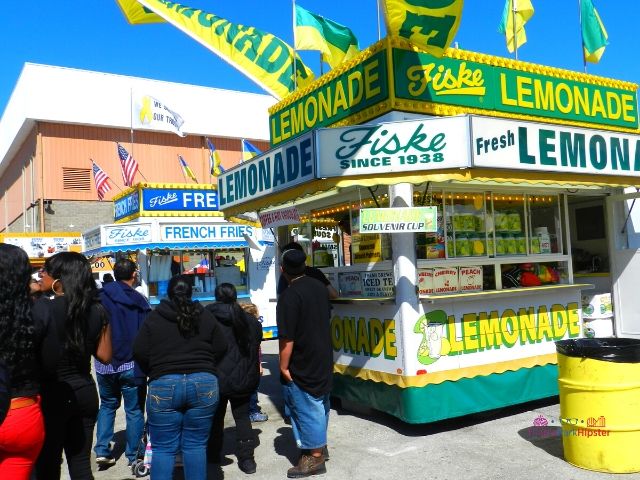 Florida State Fair Food Fiske Lemonade Kiosk in Tampa, Florida.