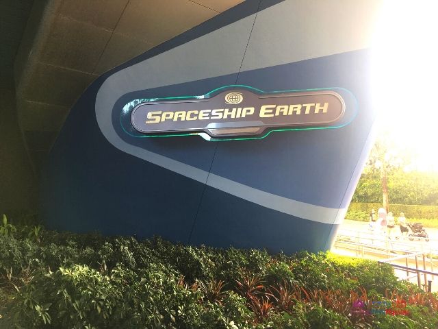 Spaceship Earth at Epcot Entrance