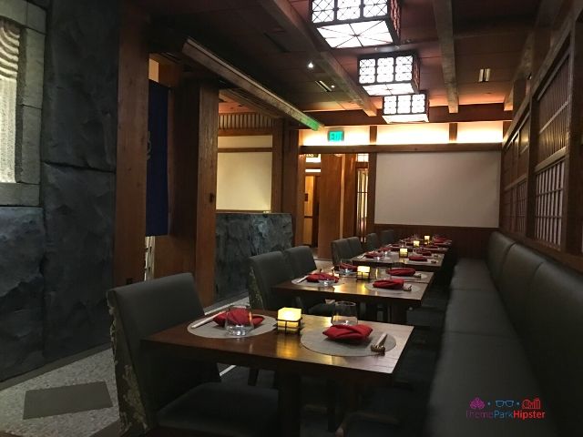 Epcot Japanese Restaurant Stone Room