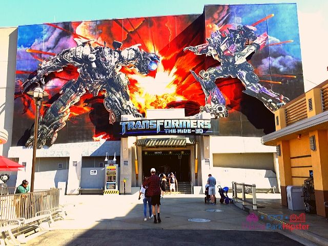 Universal Studios Hollywood California with Transformers The Ride Ride. Keep reading to learn about going to theme parks alone and solo travel in Florida.