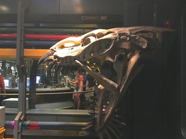 Flight of Passage Queue Banshee Skeleton at Disney Animal Kingdom