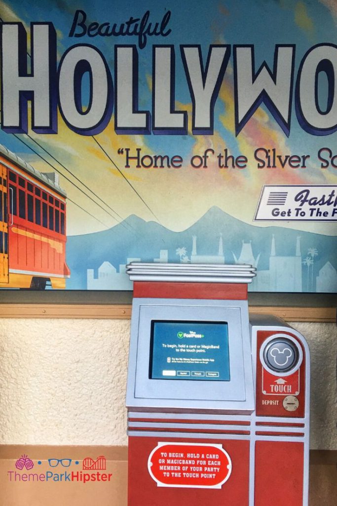 Hollywood Studios FastPass Kiosk