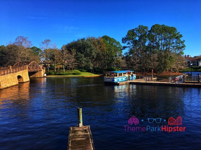 Port Orleans Riverside Resort with Boat Heading to Disney Springs. Keep reading to learn about free things to do at Disney World and Disney freebies.
